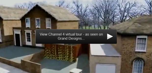 Channel 4 Grand Designs' short animated tour of Peckham House